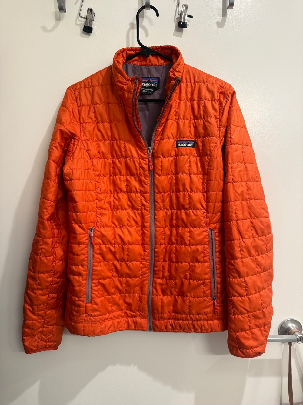 Patagonia Women’s Orange Quilted Lightweight Jacket
